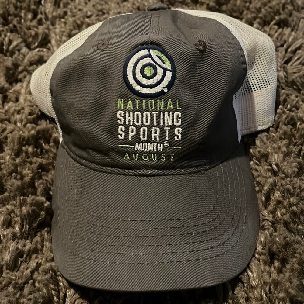 National Shooting Sports Month of August adjustable baseball cap